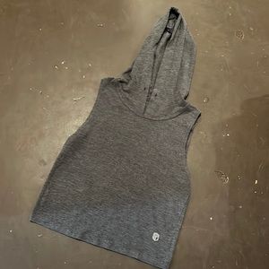 Cropped top hoodie